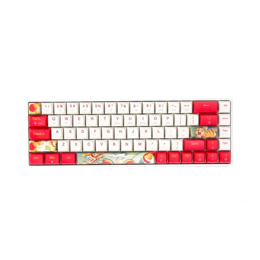 Bàn Phím cơ không dây Newmen GM680 (RGB Led, PBT , BT5.0) Blue Switch
