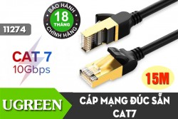 Cáp mạng Cat7 dài 15m đúc sẵn Ugreen 11274