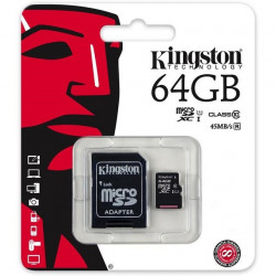 Thẻ Nhớ Kingston 64G micSD Select Pls 100R CL10 (SDCS2/64GBSP)