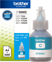 Mực in màu Brother BT5000C xanh (cho dcp-t300/t500/t700w/mfc-t800w
