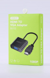 Hub Robot chuyển đổi HDMI sang VGA RHV10 đen