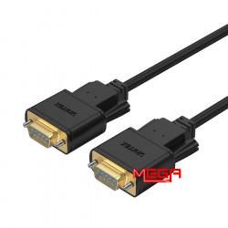 Cáp Com 2 đầu 9K RS232 Unitek 1.5M Y-C 702 ABK