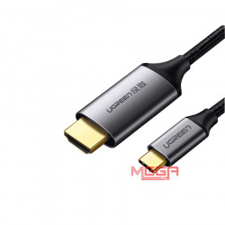 Cáp dữ liệu Type-C sang HDMI truyền âm thanh hình ảnh dài 3m Ugreen 50766