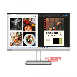 LCD Lenovo L24i-40 67A8KAC3VN 23.8 inch (1920x1080) IPS 100Hz màu Trắng, Loa (Vga, HDMI) cable HDMI