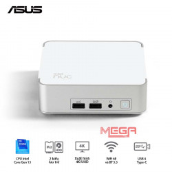 Máy bộ mini Asus Nuc 13 RNUC13VYKI70006 90AB3VYK-MR8160  ( Intel Core i7-1360P 5,00 GHz)