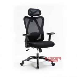 Ghế công thái học WARRIOR Ergonomic Chair - Hero series - WEC501 Plus Black