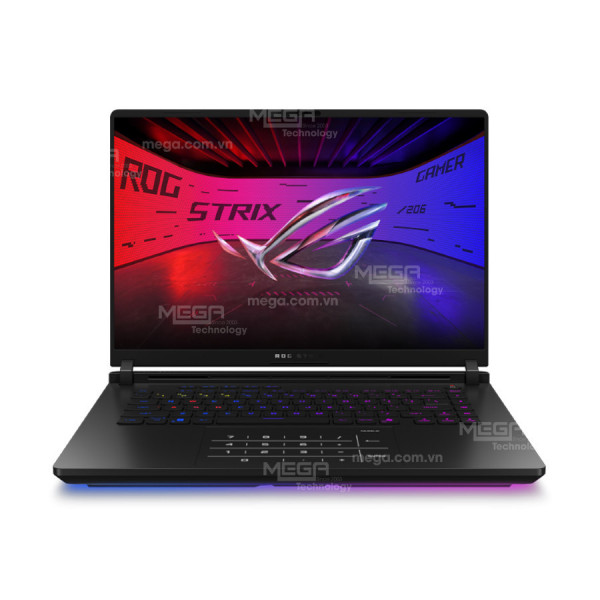 Laptop ASUS ROG Strix SCAR 16 G635LW-RW175W Đen (Cpu Ultra 9-275HX, Ram 64GB ( 2x32gb), SSD 4TB, Vga GeForce RTX 5080 16GB GDDR7, 16 inch WQXGA 240Hz, Win 11H)