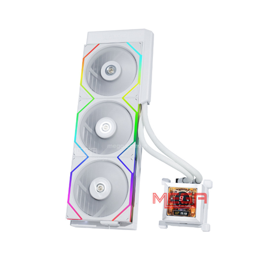 Tản nhiệt nước Lian Li HydroShift LCD 360 TL Fan White (HSLCD36TW)