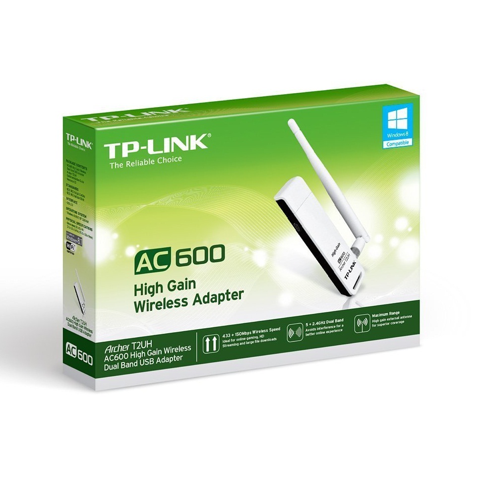 Bộ thu sóng TP-LINK 2.4GHz/5GHz _Archer T2UH